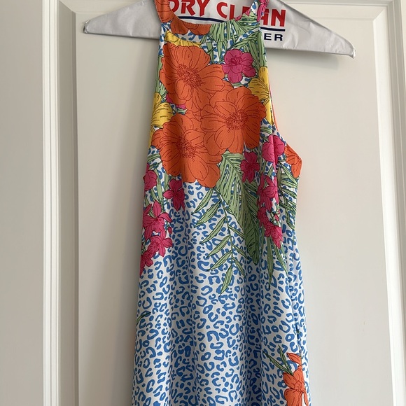 Floral multi color maxi dress so cute! XS - Picture 2 of 4